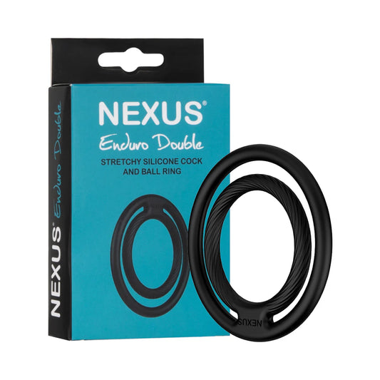 Nexus Nexus Double Enduro Silicone Cock and Ball Ring by EQOM Novelties Ltd dba Nexus