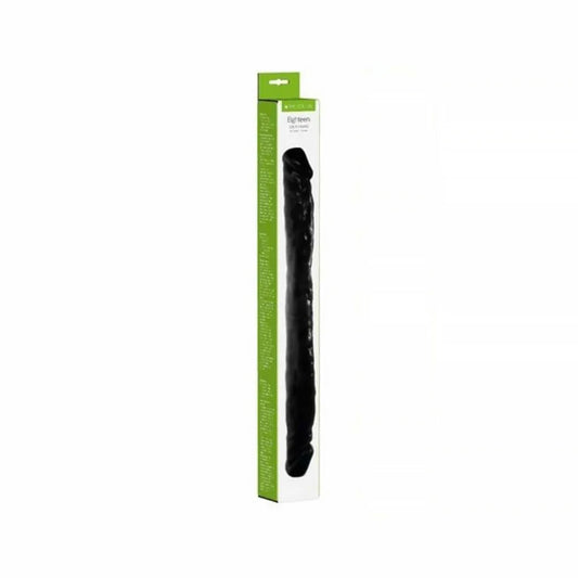 Me You Us Eighteen Double Dong 18 in. Double Ended Dildo Black by Simply Pleasure Ltd