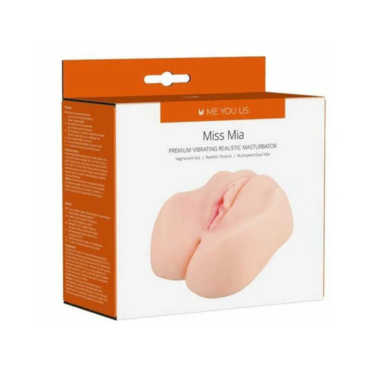 Me You Us Miss Mia Premium Vibrating Realistic Masturbator Vanilla by Simply Pleasure Ltd