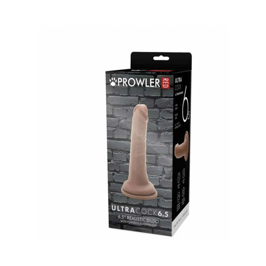 Prowler RED Ultra Cock 6.5 in. Realistic Dildo Caramel by Simply Pleasure Ltd