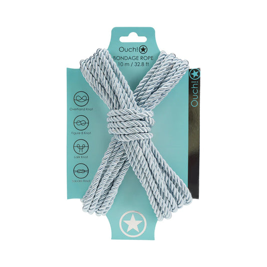 Ouch! Bondage Rope 10 m Nylon Powder Blue by Shots America LLC