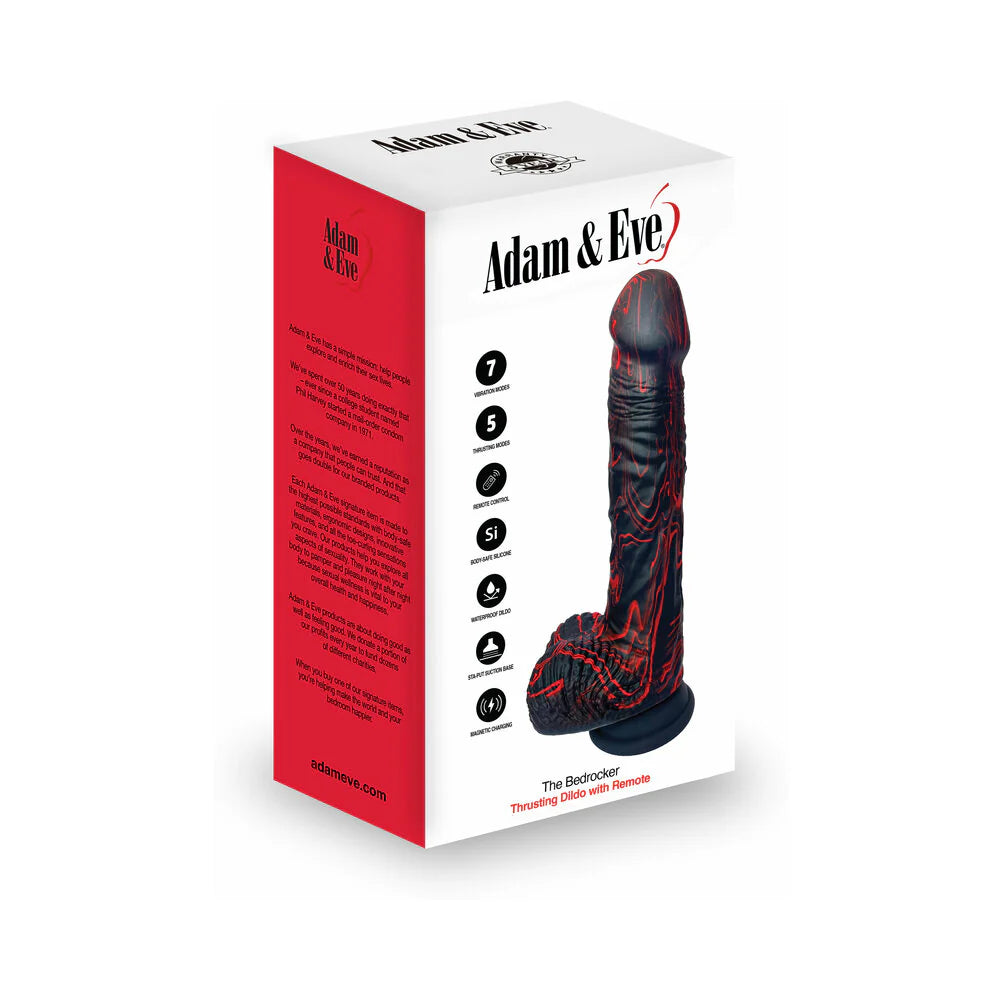 Adam & Eve The Bedrocker Thrusting Dildo by PHE/Adam and Eve