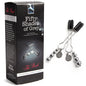 Fifty Shades of Grey The Pinch Adjustable Nipple Clamps by LoveHoney