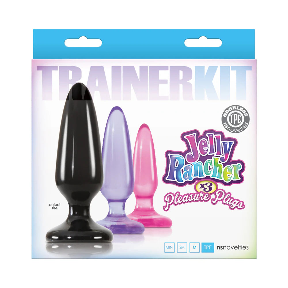 Jelly Rancher Pleasure Plugs Trainer Kit Assorted by New Sensations Novelties Inc.