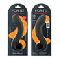 Forto F-19 Silicone Anal Plug Black by Vvole