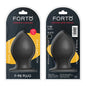 Forto F-98 Cone Silicone Anal Plug Large Black by Vvole