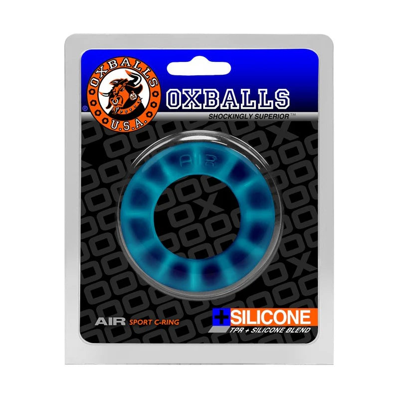 Oxballs Air Airflow Cockring O/S Space Blue by Blue Ox Designs, Oxballs