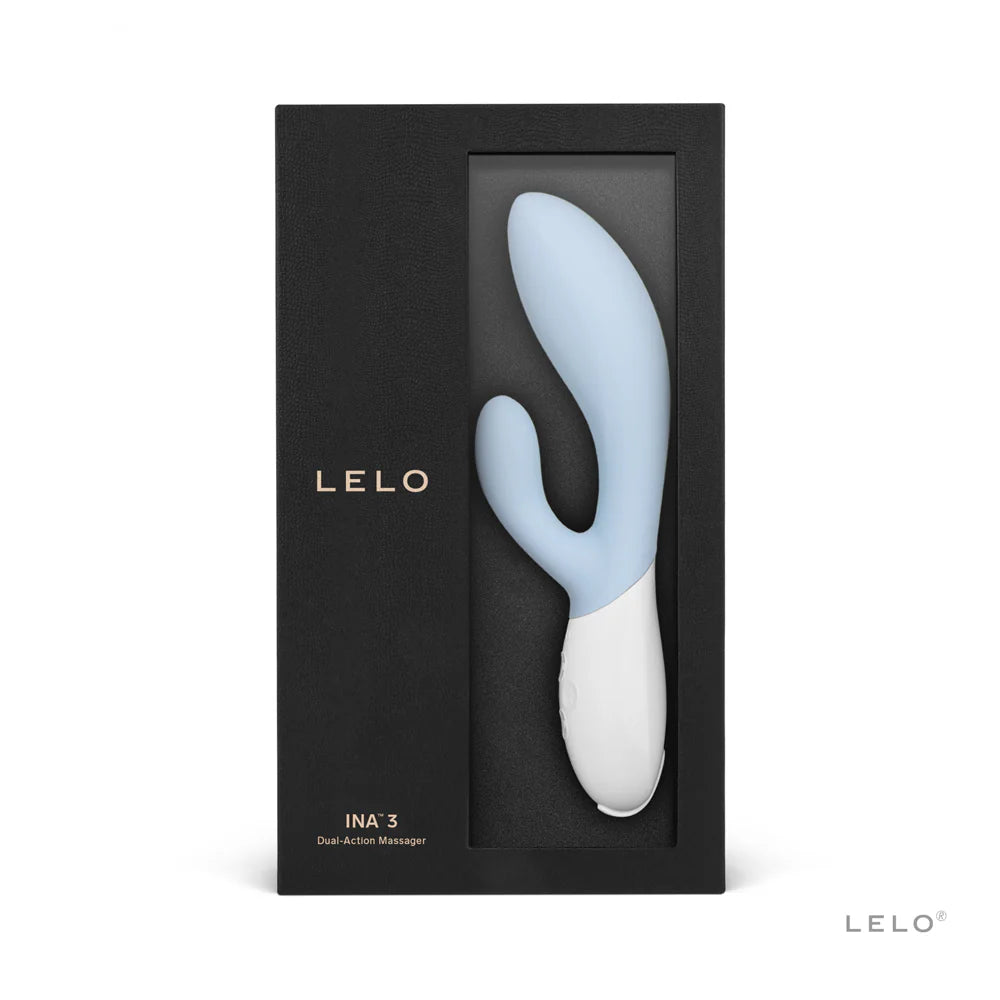 LELO INA 3 Rechargeable Dual Stimulator Seafoam by Lelo
