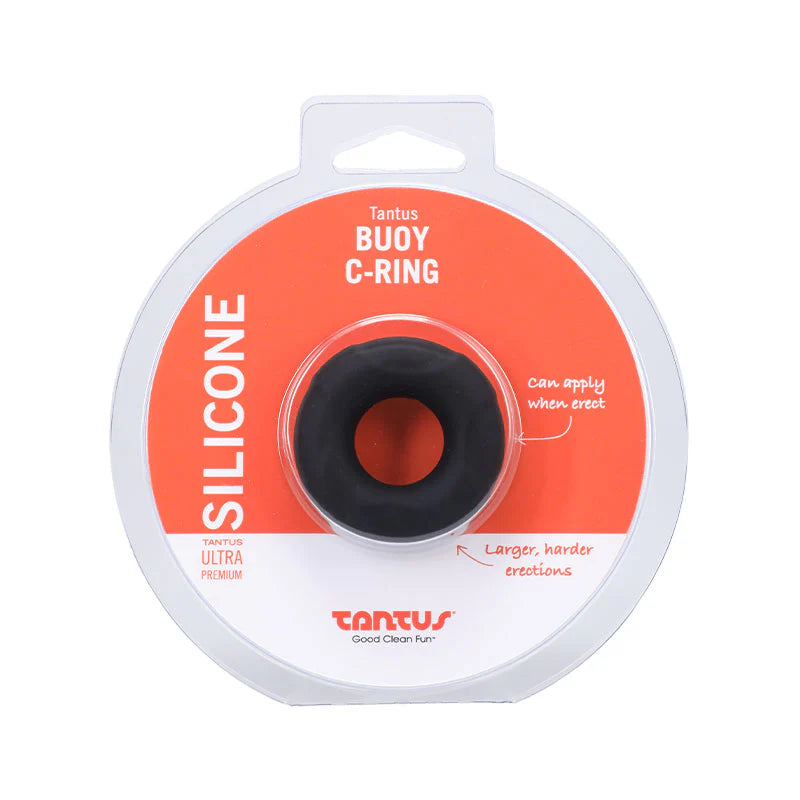 Tantus Buoy C-Ring Small Black by Tantus