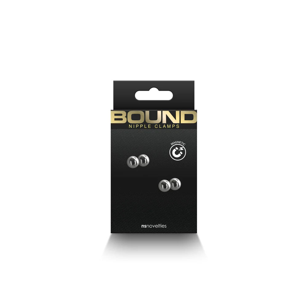 Bound Nipple Clamps M1 Gunmetal by New Sensations Novelties Inc.