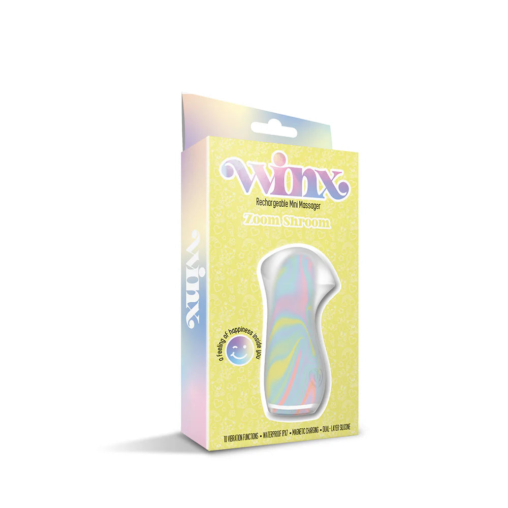 WINX Zoom Shroom Squishy Silicone Vibrator by Global Novelties LLC