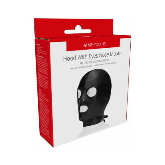 Me You Us Hood with Eyes Nose Mouth by Simply Pleasure Ltd