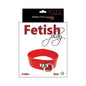 Rouge Fetish Play Vegan Collar Red by Rouge Group LTD.