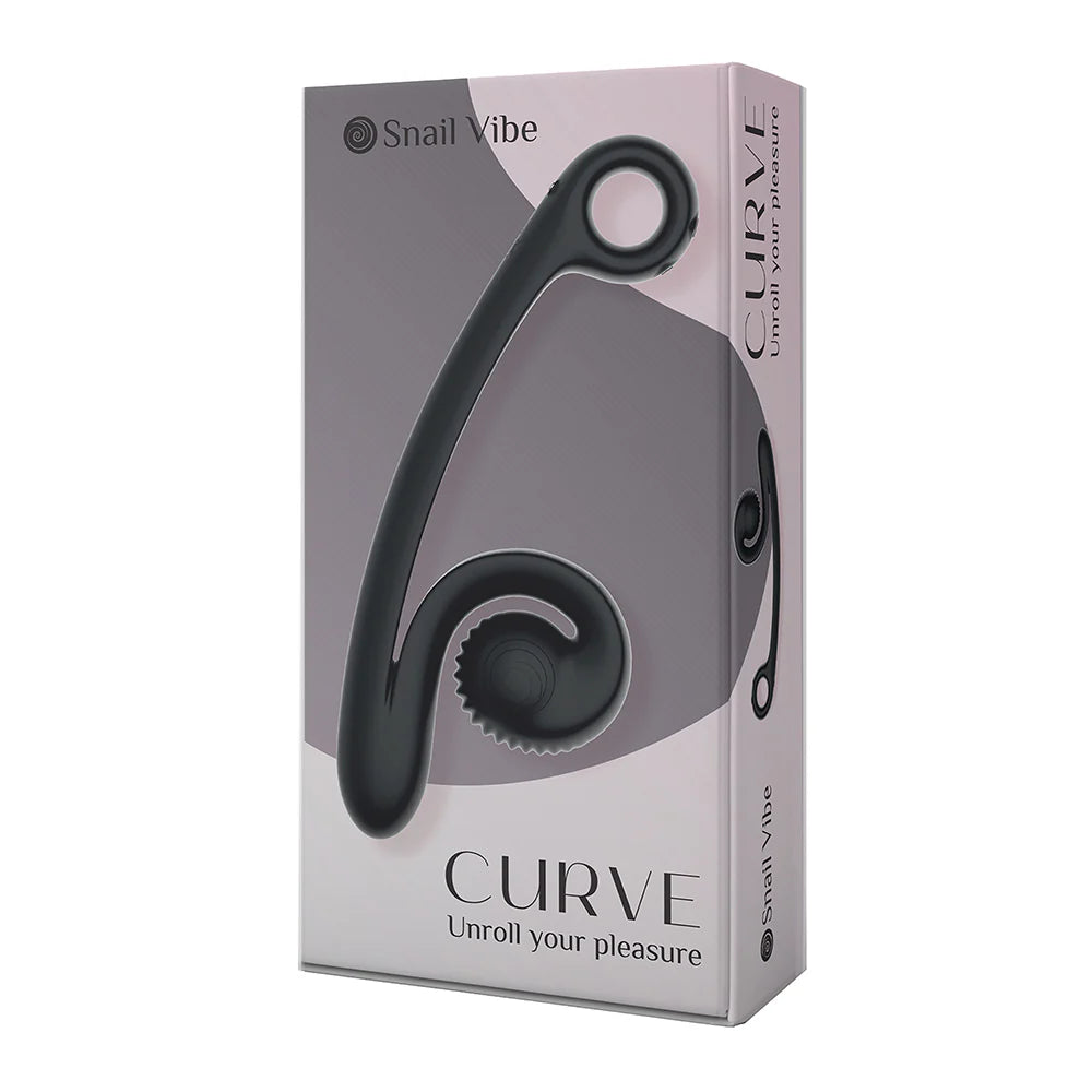 Snail Vibe SVibe Curve Rechargeable Silicone Personal Massager for Targeted Stimulation by Amoreo Europe SL
