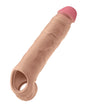 Shaft Flexskin Liquid Silicone 8.8" Vibrating Sheath - Pine by Vvole