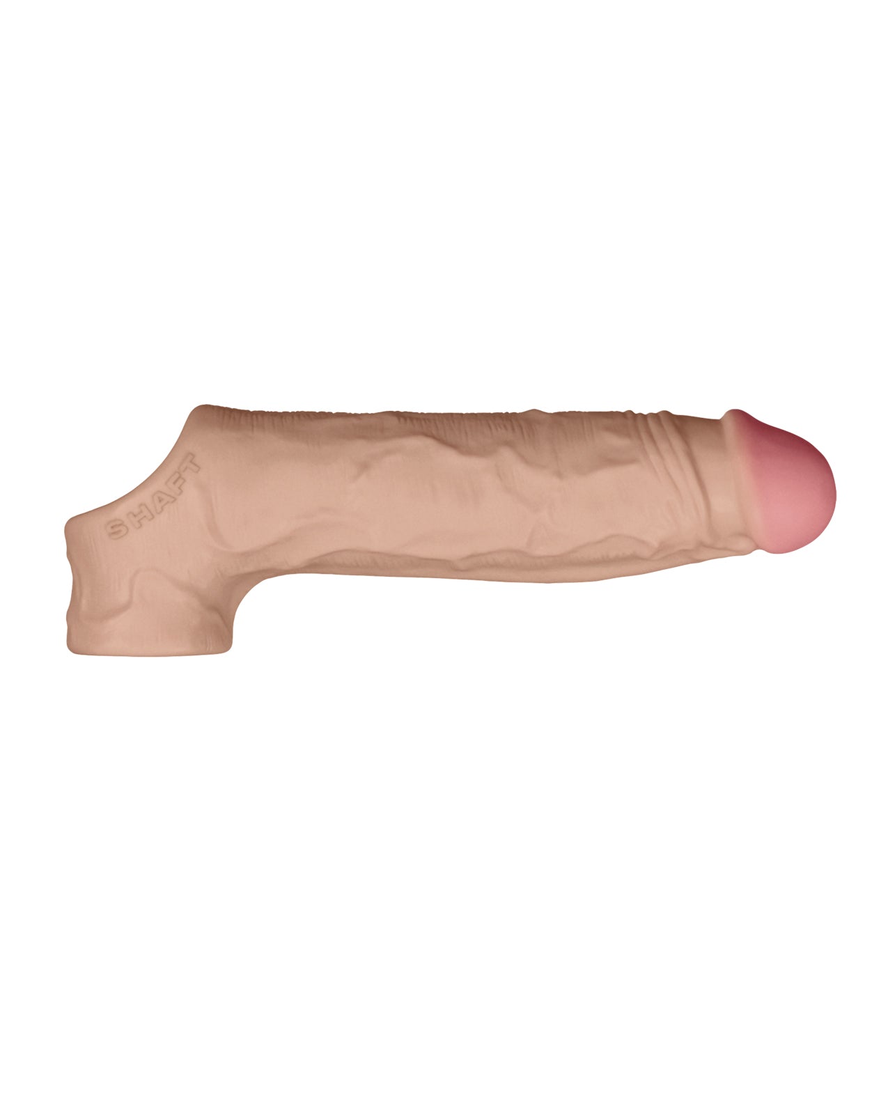 Shaft Flexskin Liquid Silicone 8.8" Vibrating Sheath - Pine by Vvole