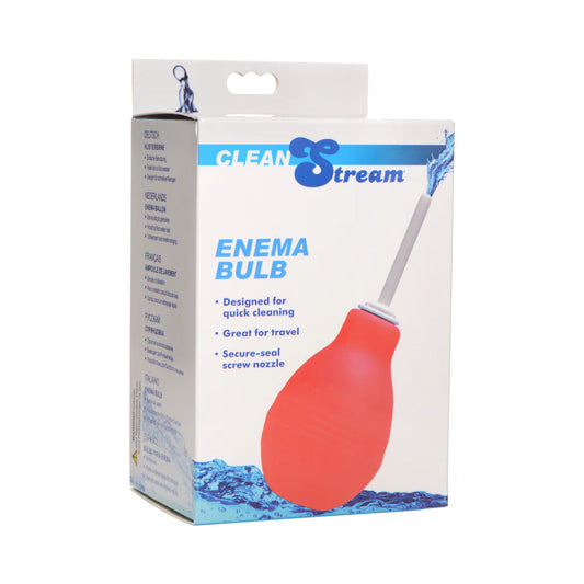 CleanStream Enema Bulb Red by XR LLC
