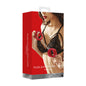 Ouch! Premium Plush Leather Adjustable Wrist Cuffs Red by Shots America LLC