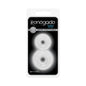 Renegade Double Stack Cock Rings 2-Pack Clear by New Sensations Novelties Inc.