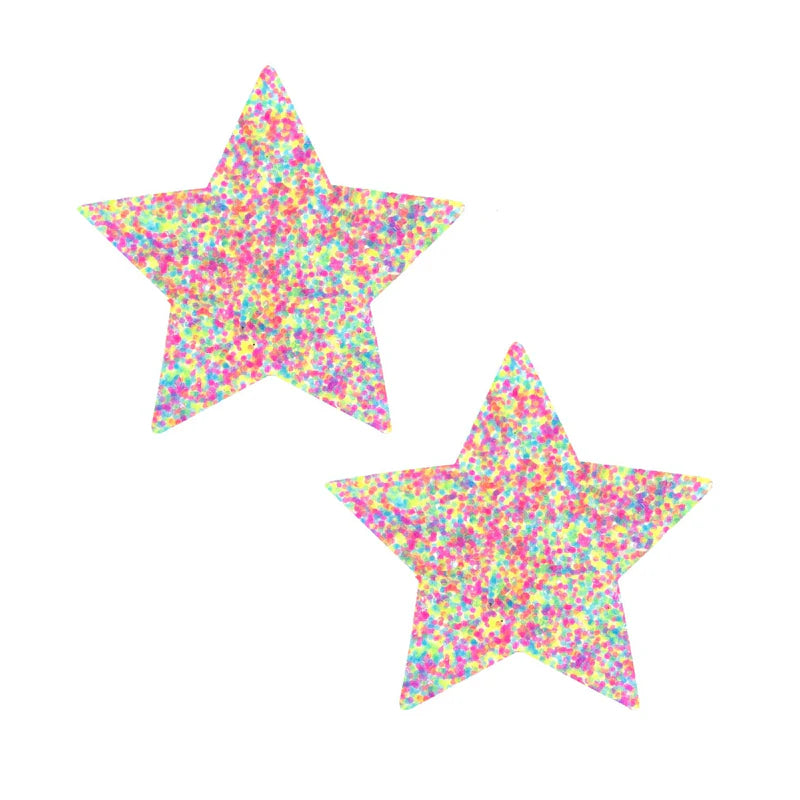 Neva Nude Pastie Star Sprankles Neon UV by Neva Nude LLC