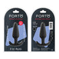 Forto F-31 Silicone Anal Plug Medium Black by Vvole