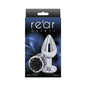 Rear Assets Rose Anal Plug Medium Black by New Sensations Novelties Inc.