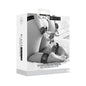 Ouch! Black & White Bonded Leather Hogtie With Hand & Ankle Cuffs Black by Shots America LLC