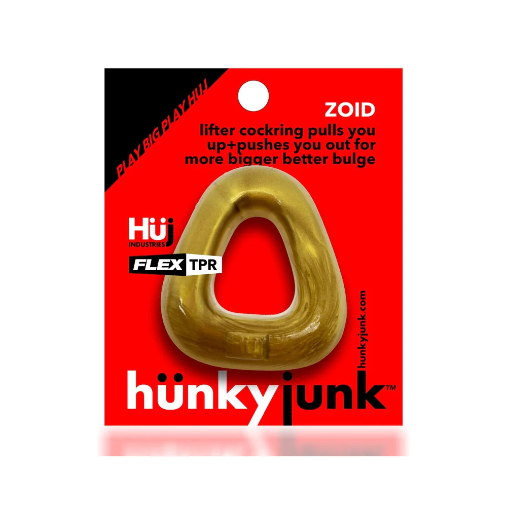 Hunkyjunk Zoid Trapezoid Lifter Cockring Bronze Metallic by Blue Ox Designs, Oxballs