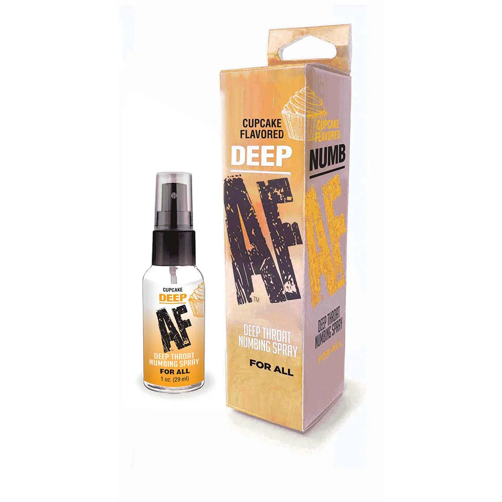 Deep AF Deep Throat Spray Cupcake 1 oz. by Little Genie Productions