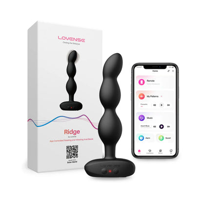 Lovense Ridge Vibrating and Rotating Anal Beads by Lovense
