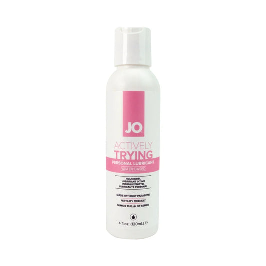 JO Actively Trying Paraben-Free Water-Based Lubricant 4 oz. by System Jo