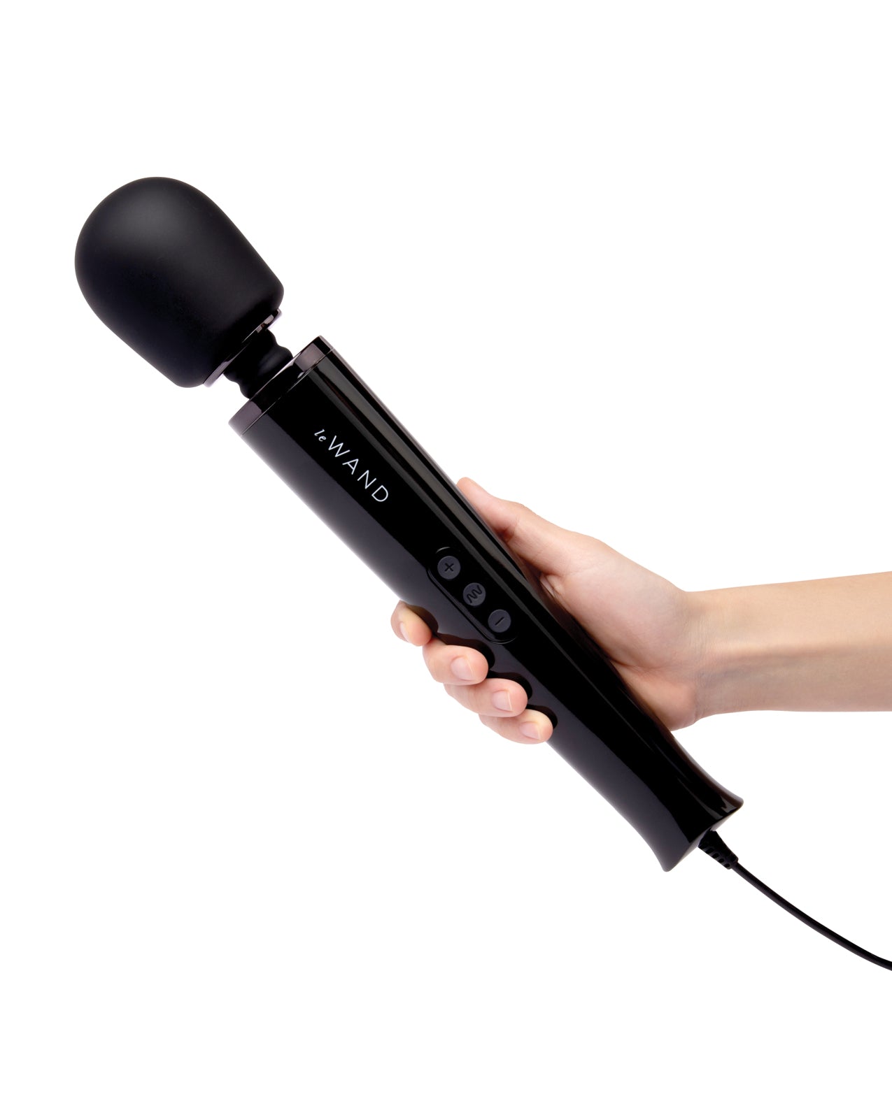Le Wand Powerful Plug-In Vibrating Massager - Black by Cotr inc