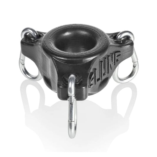 OxBalls Slung, Ballstretcher With 3 Carabiners, Black by Blue Ox Designs, Oxballs