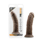 Dr. Skin Realistic 8 in. Dildo Brown by Blush