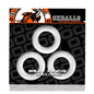 Oxballs Willy Rings 3-Pack Cockrings O/S White by Blue Ox Designs, Oxballs