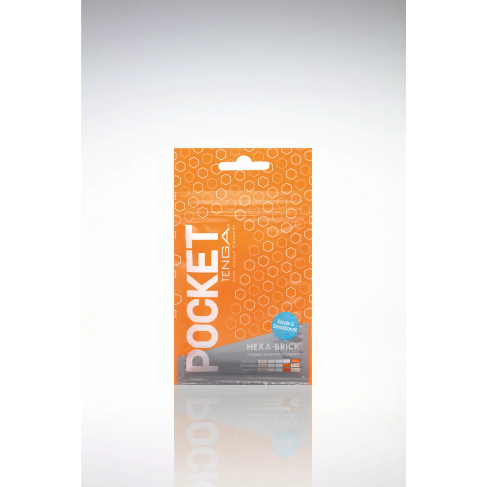 Tenga Pocket Masturbator Sleeve Hexa Brick by TENGA USA, Inc
