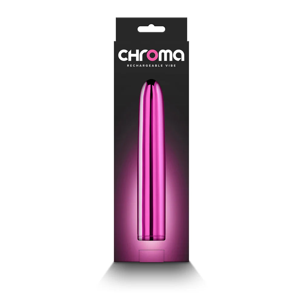 Chroma Rechargeable Vibe 7 in. Pink by New Sensations Novelties Inc.