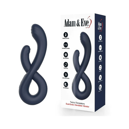 Adam & Eve Twisted Temptations Dual-Ended Bendable Vibrator by PHE/Adam and Eve