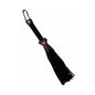 Love Knot Mini Flogger Black with Purple Bow by Ruff Doggie Style