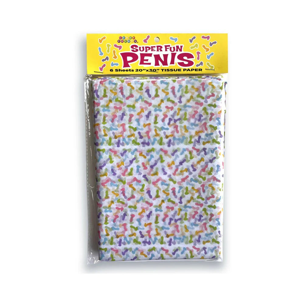 Super Fun Penis Tissue Paper by Little Genie Productions