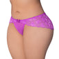 Magic Silk Butterfly Fantasies Boy Short Neon Purple Queen Size by Magic Silk