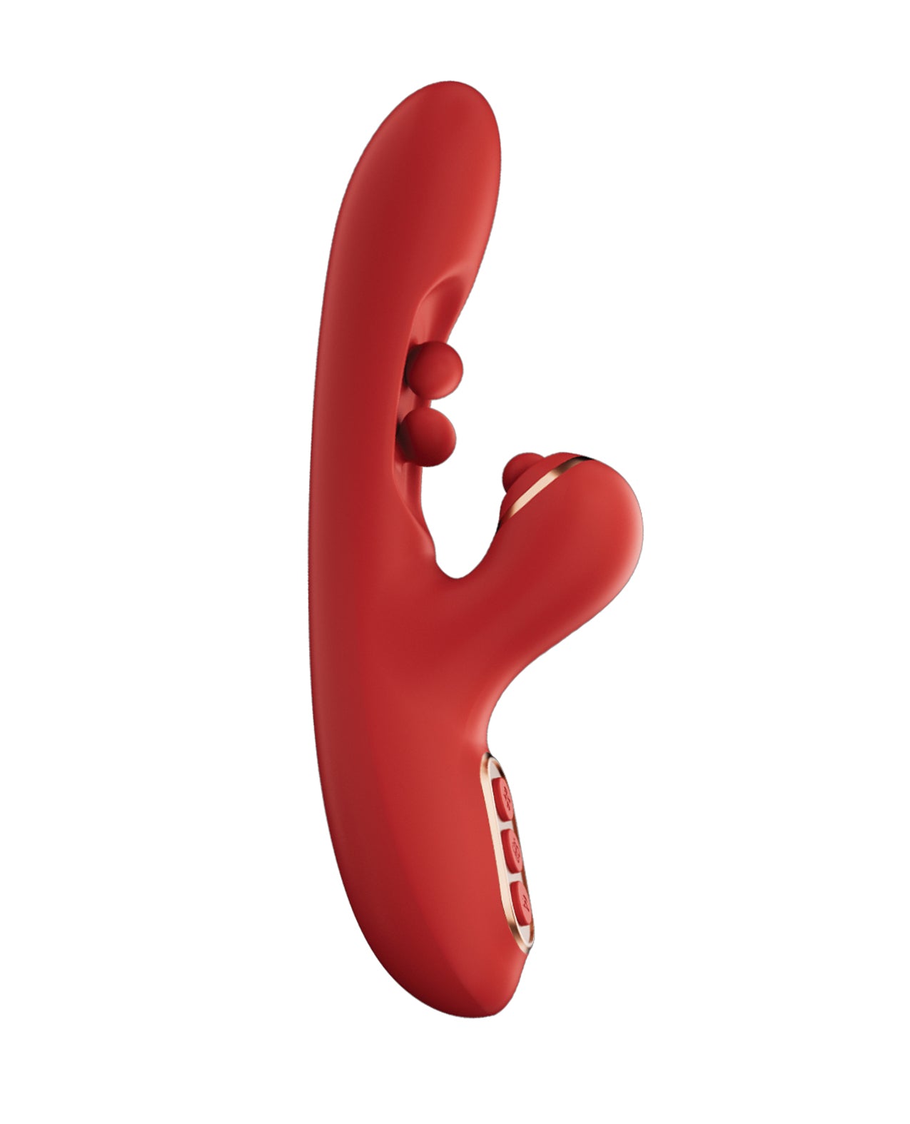 Tickler Wiggling G-Spot Vibrator & Tapping Clitoral Stimulator - Red by Uc global trade inc/honey play b