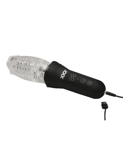 Curve Novelties Jock Spinning & Thrusting Masturbator by Curve toys c/o xr