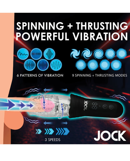 Curve Novelties Jock Spinning & Thrusting Masturbator by Curve toys c/o xr