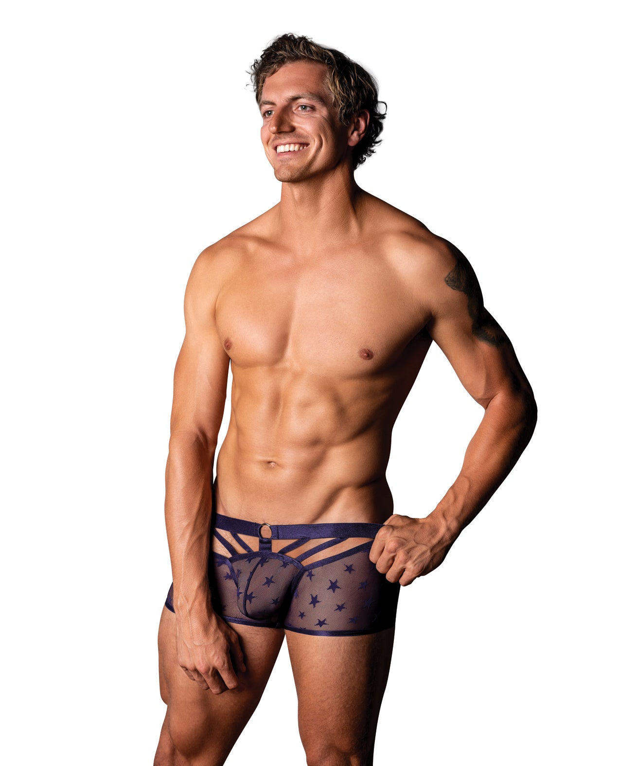 Love Star Short w/Ring - Purple LG by Comme ci comme ca
