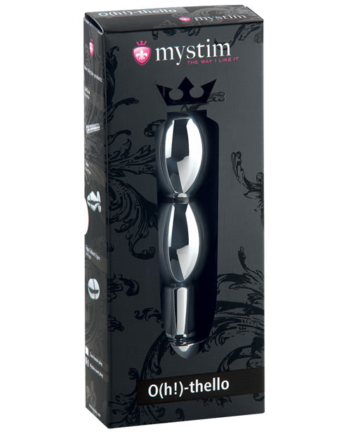 Mystim O(h!)-thello e-Stim Oval Aluminum Dildo by Eldorado Trading Company