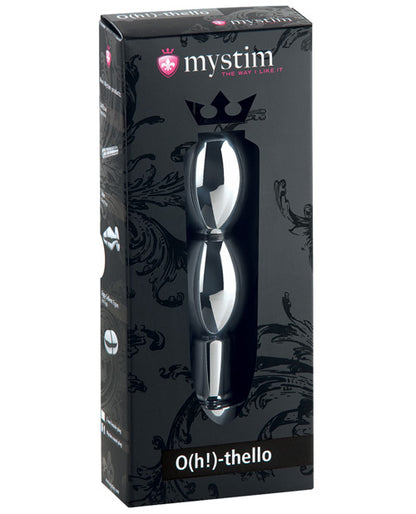 Mystim O(h!)-thello e-Stim Oval Aluminum Dildo by Eldorado Trading Company