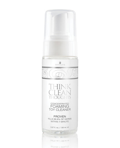 Sensuva Think Clean Thoughts Foaming Toy Cleaner - 5.07 oz by Eldorado Trading Company