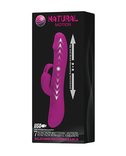 Pretty Love Natural Motion Thrusting Rabbit 7 Functions - Fuchsia