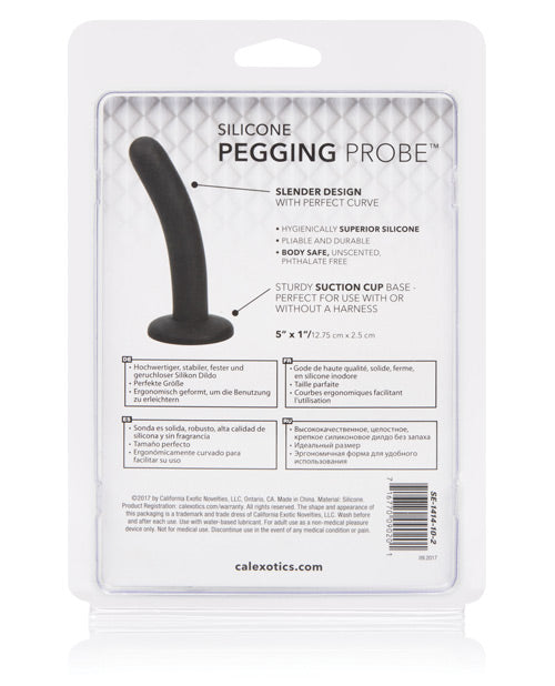 Silicone Pegging Probe - Black by Eldorado Trading Company